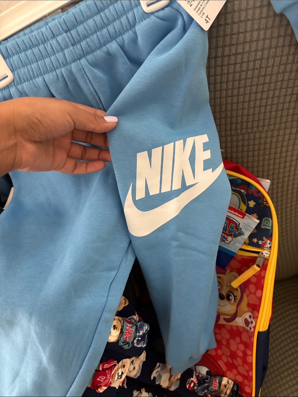 Nike Light Blue Kids Hoodie & Sweatpants Set - Picture 3 of 3